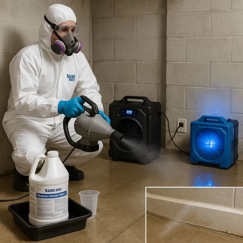 Sanitization and Odor Removal process in Fairview, GA