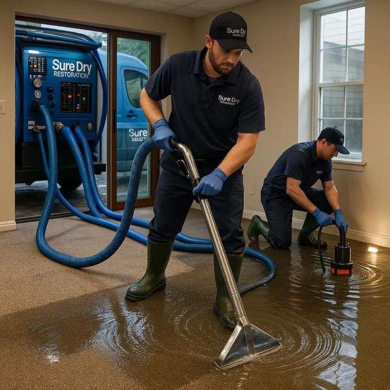 Water Extraction and Removal process in Fairview, GA